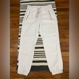 NWOT Athleta Linen Joggers